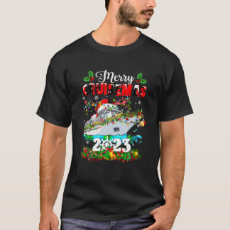 T-shirt Merry Cruisemas Famille Croisière Noël 2023 Drôle
