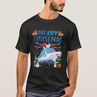 T-shirt Merry Cruisemas Famille Croisière Noël 2023 Drôle