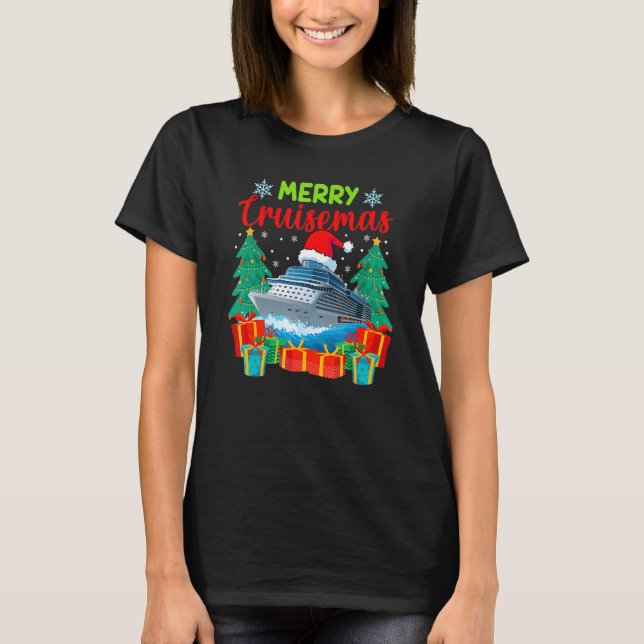 T-shirt Merry Cruisemas Family Cruise Christmas  Boat Trip (Devant)