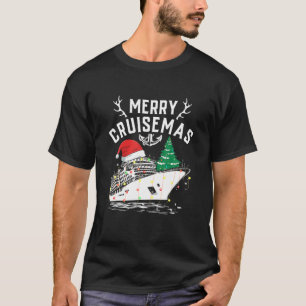 T-shirt Merry Cruisemas Funny Cruise Ship Famille Noël