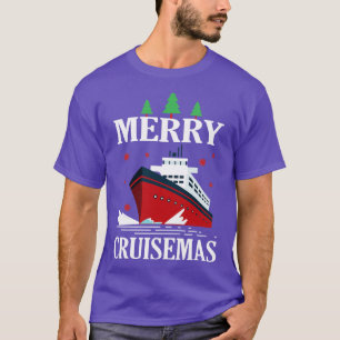 T-shirt Merry Cruisemas Père Noël Cruise Ship Christmas 20