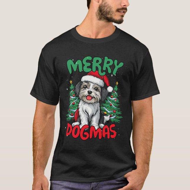 T-shirt Merry Duckmas Funky Christmas Duck Lover 1 (Devant)