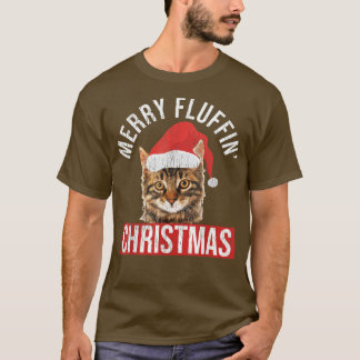 T-shirt Merry Fluffin Christmas Cat Lovers Cat Owner Chris