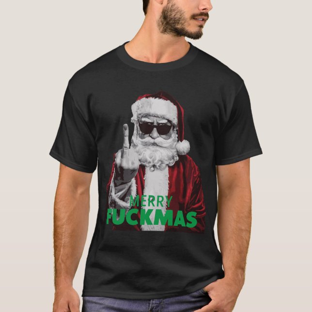 T-SHIRT MERRY FUCKMAS (Devant)