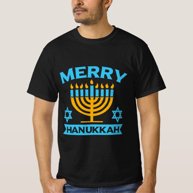 T-shirt Merry Hanukkah (Devant)
