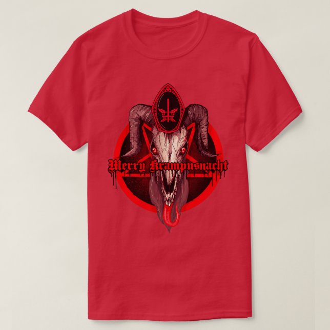 T-shirt Merry Krampusnacht (Design devant)