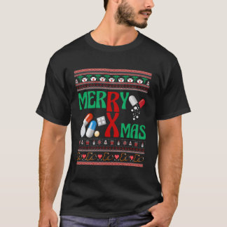 T-shirt Merry Pharmaciens Techniciens en pharmacie moches