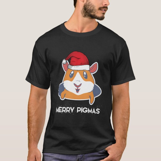 T-shirt Merry Pigmas Animal Guinea Pig (Devant)