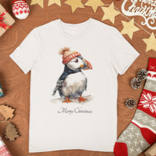 T-shirt Merry Puffin, personnalisé
