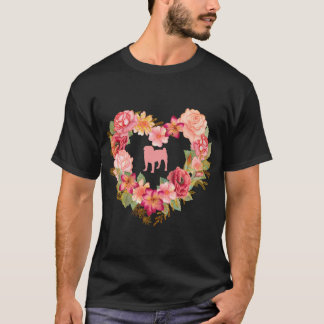 T-shirt Merry Pugmas : Pug de Noël
