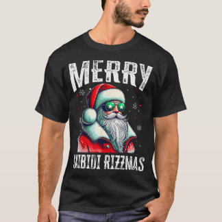 T-shirt Merry skibidi rizzmas
