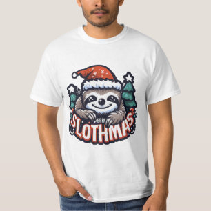 T-shirt MERRY SLOTHMAS gift