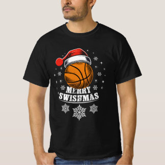 T-shirt Merry Swishmas, pour les fans de basket-ball