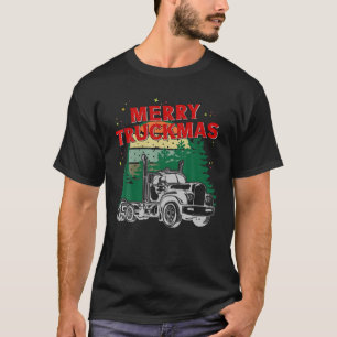 T-shirt Merry Truckmas - Funky Christmas Trucker