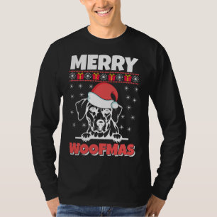 T-shirt Merry Woofmas Rottweiler Noël