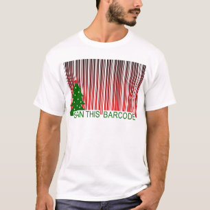 T-shirt MERRY XMAS : scanner ce code barre