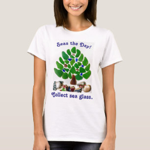 T-shirt "Mers drôles le jour ! Arbre rassemblez de mer en