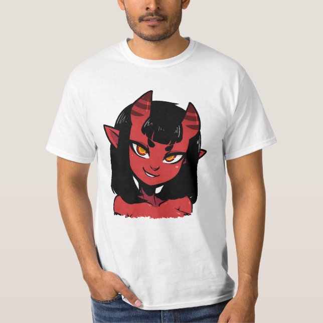 T-shirt Meru le succubus retro (Devant)