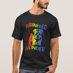 T-shirt Merveille Ridée Bouledogue Arc-en-Ciel