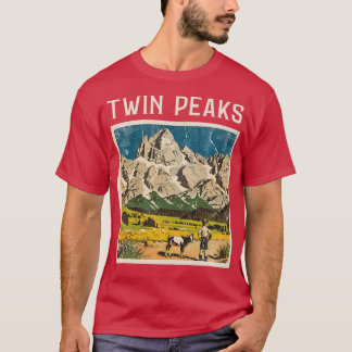 T-shirt Merveilles dans Twin Peaks Mountain Randonnées TSh