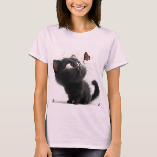 T-shirt "Merveilles Fantaisistes : Ballet de Chat et Papil