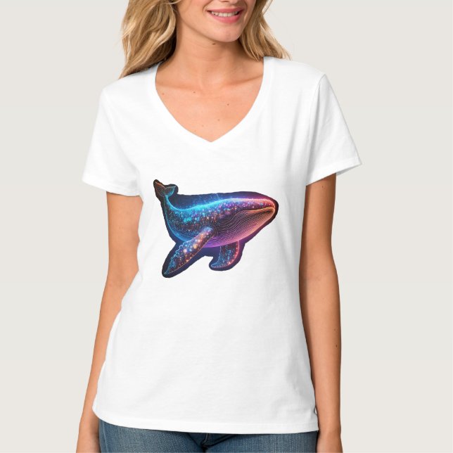 T-shirt Merveilleuse baleine (Devant)