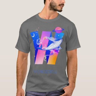 T-shirt Merveilleuse baleine volante