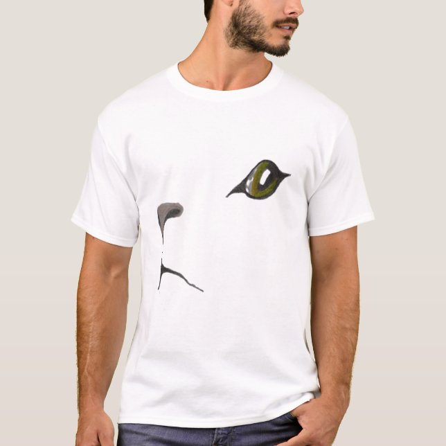 T-shirt Merveilleuse curiosité des chats (Devant)