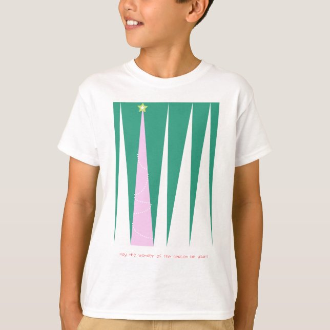 T-shirt Merveilleuse de la saison Arbre de Noël (Devant)