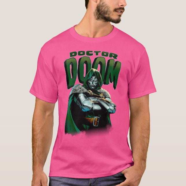 T-shirt Merveilleuse Fantastique Quatre Docteur Doom Armoi (Devant)