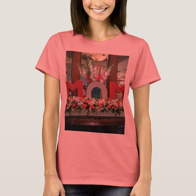 T-shirt Merveilleuse fête de Mouther avec merci coloré (Devant)