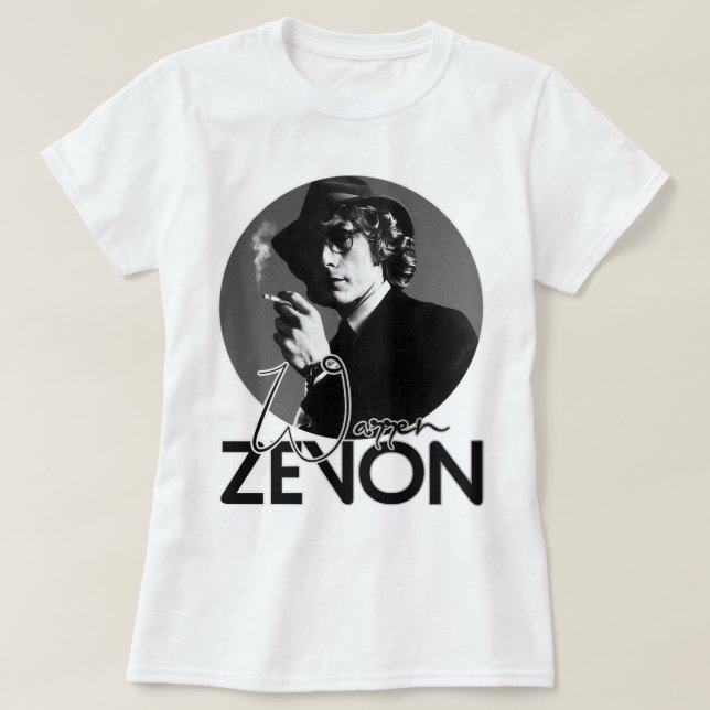 T-shirt Merveilleuse Mémoire Warren Art Zevon Cute Cadeau (Design devant)