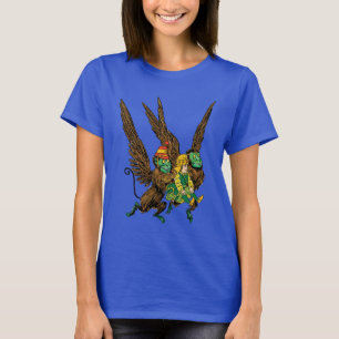 T-shirt Merveilleux Magicien d'Oz, Dorothy, Mauvais Singes