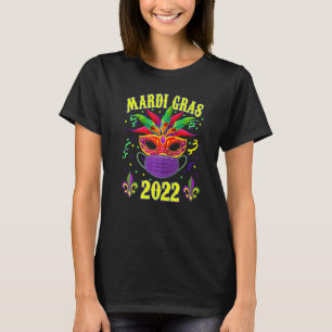T-shirt Merveilleux Masque Mardi Gras Et Masque Visage Fat