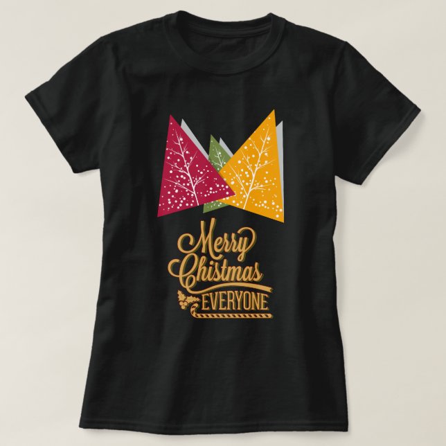 T-shirt Mery noël pour tous (Design devant)