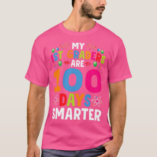 T-shirt Mes 1Er Graders Sont 100 Jours Chemise Smarter