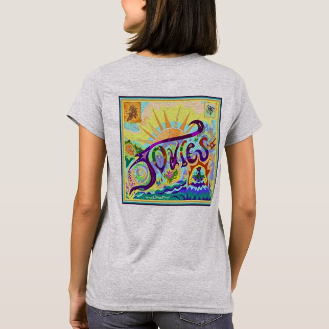 T-shirt Mes 2 ÉTIQUETTES d'artiste sur le shirtB (Dos)