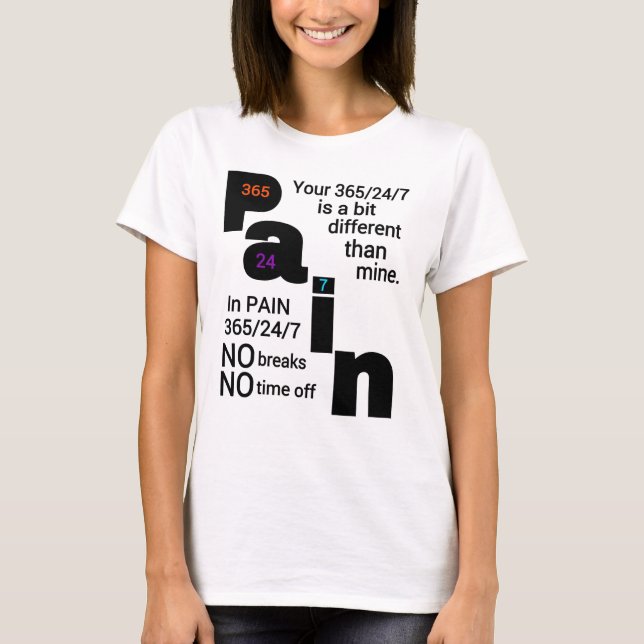 T-shirt Mes 365 est un peu différent que le vôtre (Devant)
