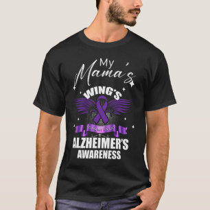 T-shirt Mes ailes de maman couvrent mon ange de coeur Ciel