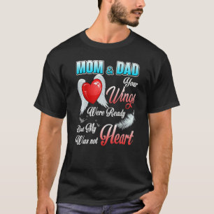 T-shirt Mes ailes de papa et maman étaient prêtes mais mon