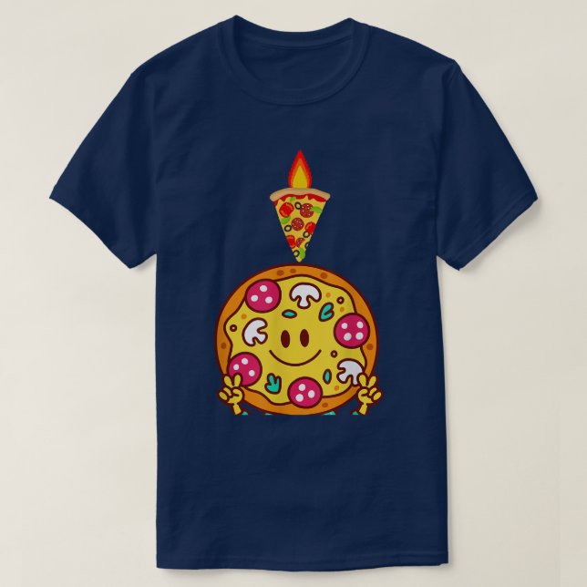 T-shirt Mes Amateurs De Pizza Préférés Plus De Tranches S' (Design devant)