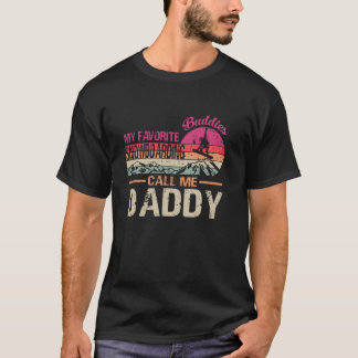 T-shirt Mes Amies Préférées Du Snowboard Appelez-Moi Papa