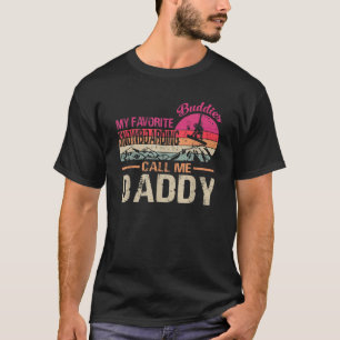 T-shirt Mes Amies Préférées Du Snowboard Appelez-Moi Papa