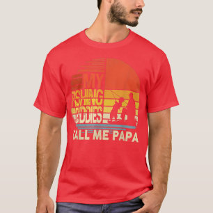T-shirt Mes amis de pêche m'appellent Papa Fête des pères