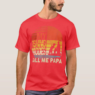 T-shirt Mes amis de pêche m'appellent Papa Fête des pères 