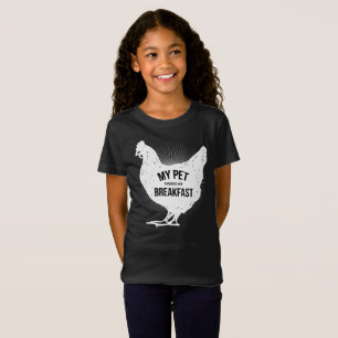 T-Shirt Mes animaux familiers m'incitent à déjeuner