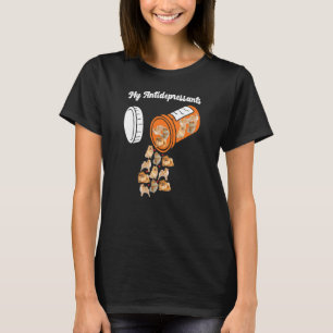 T-shirt Mes antidépresseurs Pom Chiens Poméraniens