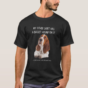 T-shirt Mes Autres Choses A Un Basset Hound Sur Elle Anima