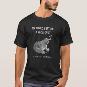 T-shirt Mes Autres Choses Ont Une Grenouille Sur Elle Anim