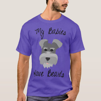 T-shirt Mes Bébés ont des ours Schnauzer miniature